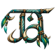 Panos Anastasiou logo in tribal style
